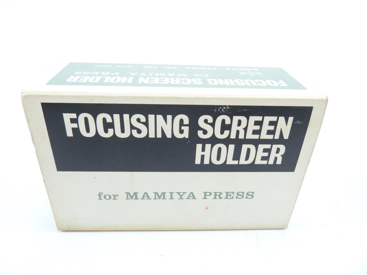 Mamiya Press Focus Screen Adapter in original Box Medium Format Equipment - Medium Format Accessories Mamiya 962204