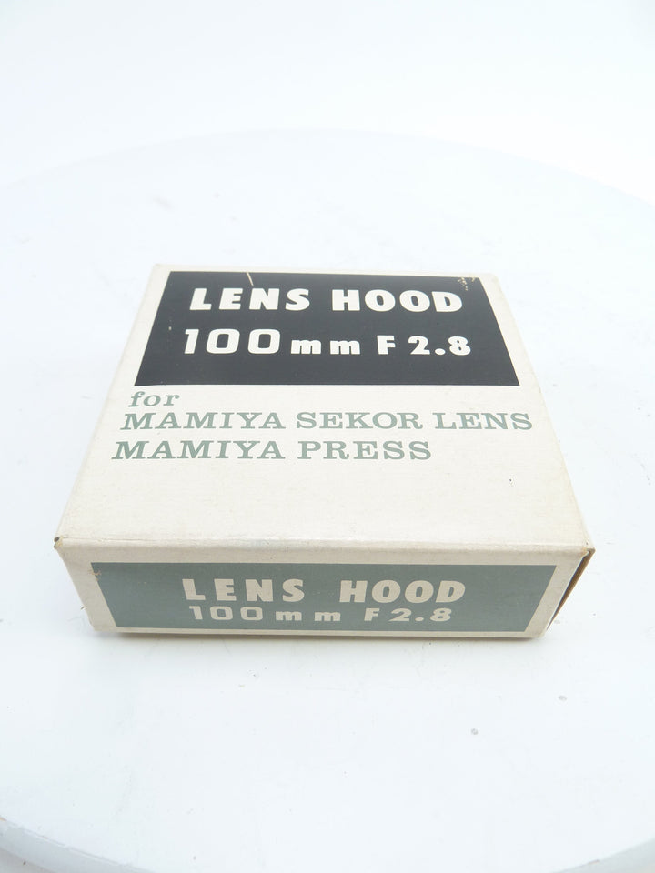 Mamiya Press Lens hood for 100MM F2.8 Lens in Box Lens Accessories - Lens Hoods Mamiya 962220