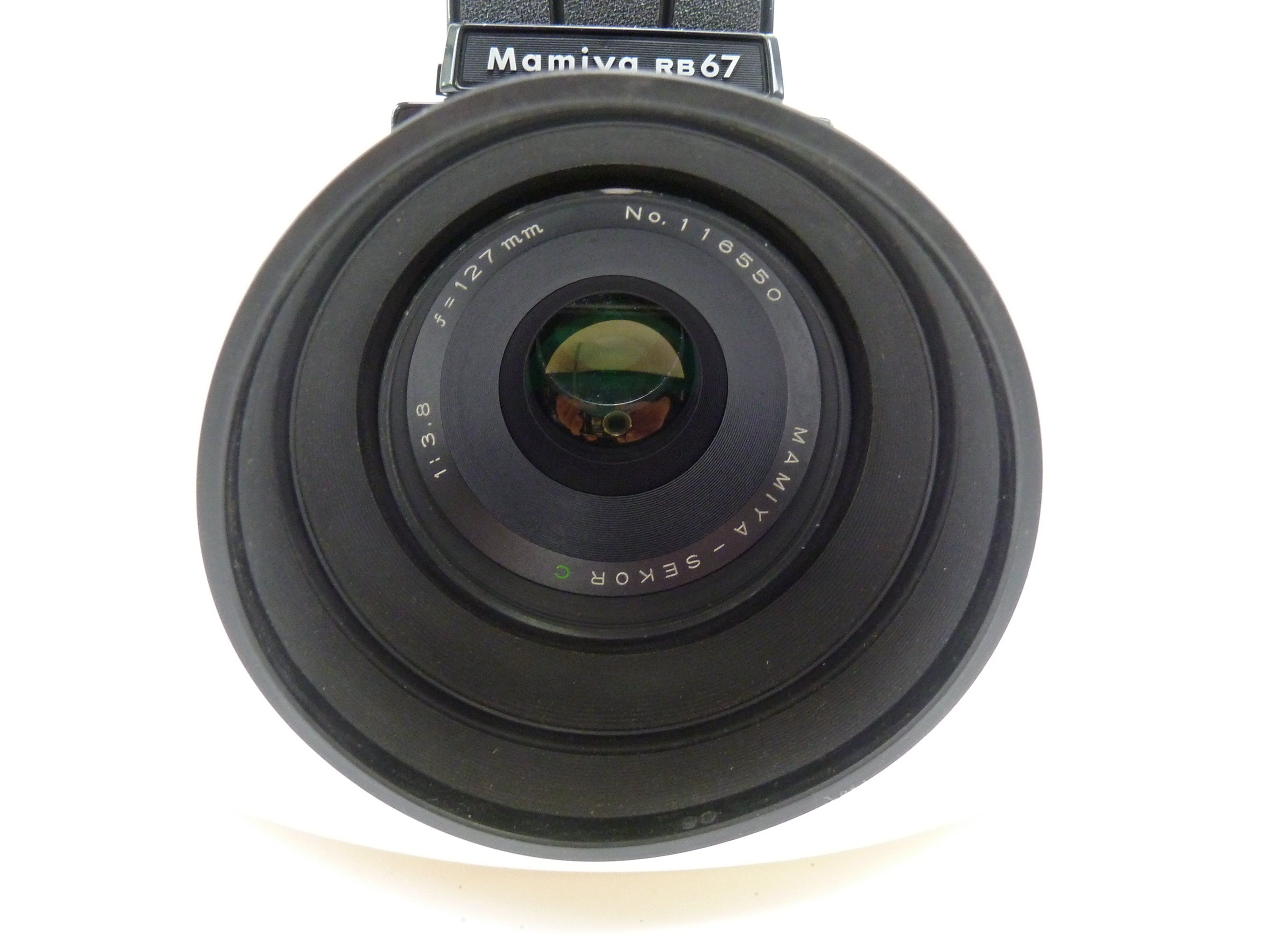 Mamiya RB67 Pro S Outfit with 127MM F3.8 C, Pro S 120 Back, and