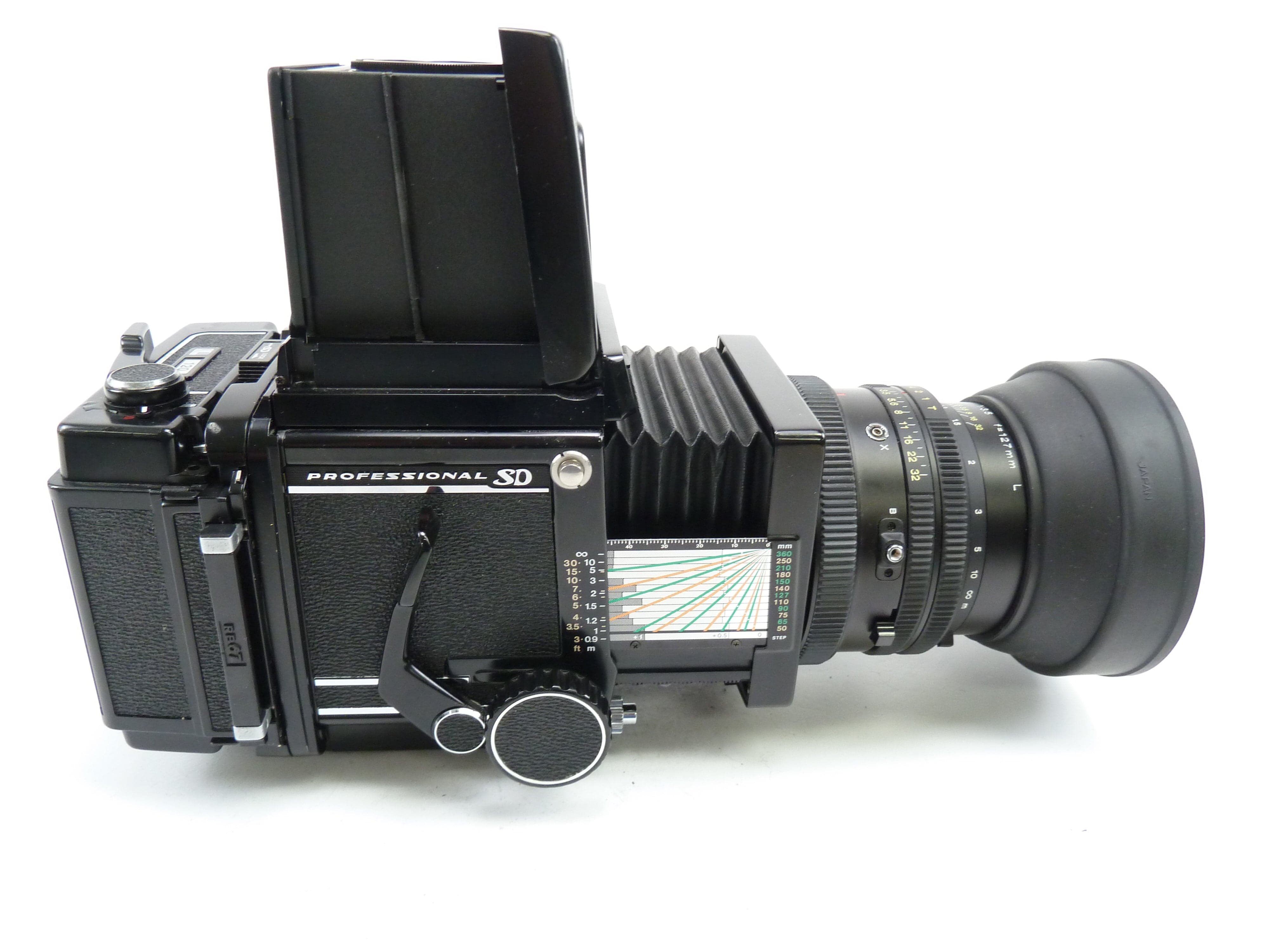 Mamiya RB67 Pro SD Outfit with 127MM F3.5 KL Lens, Pro SD 120 Back