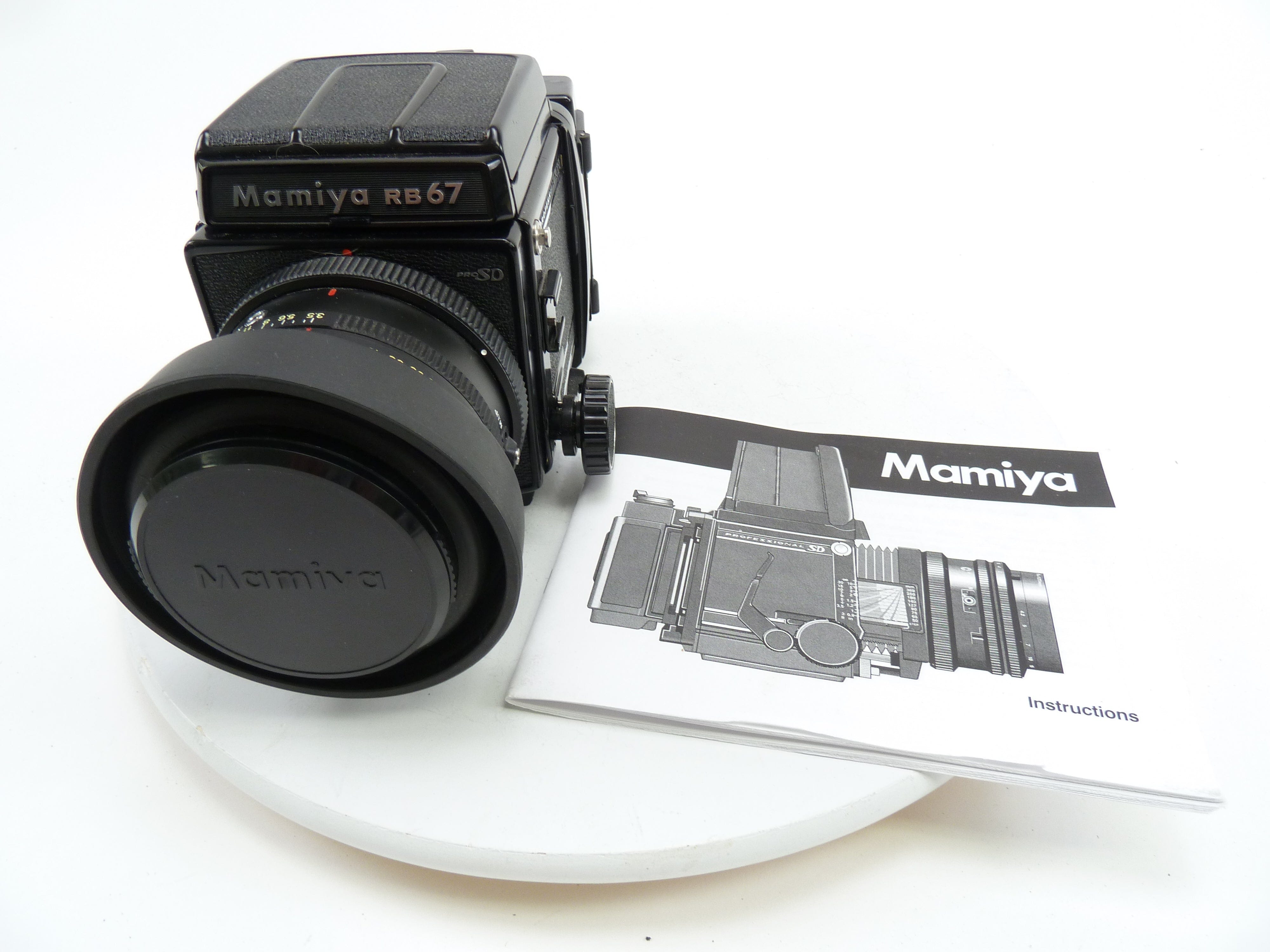 Mamiya RB67 Pro SD Outfit with 127MM F3.5 KL Lens, Pro SD 120 Back