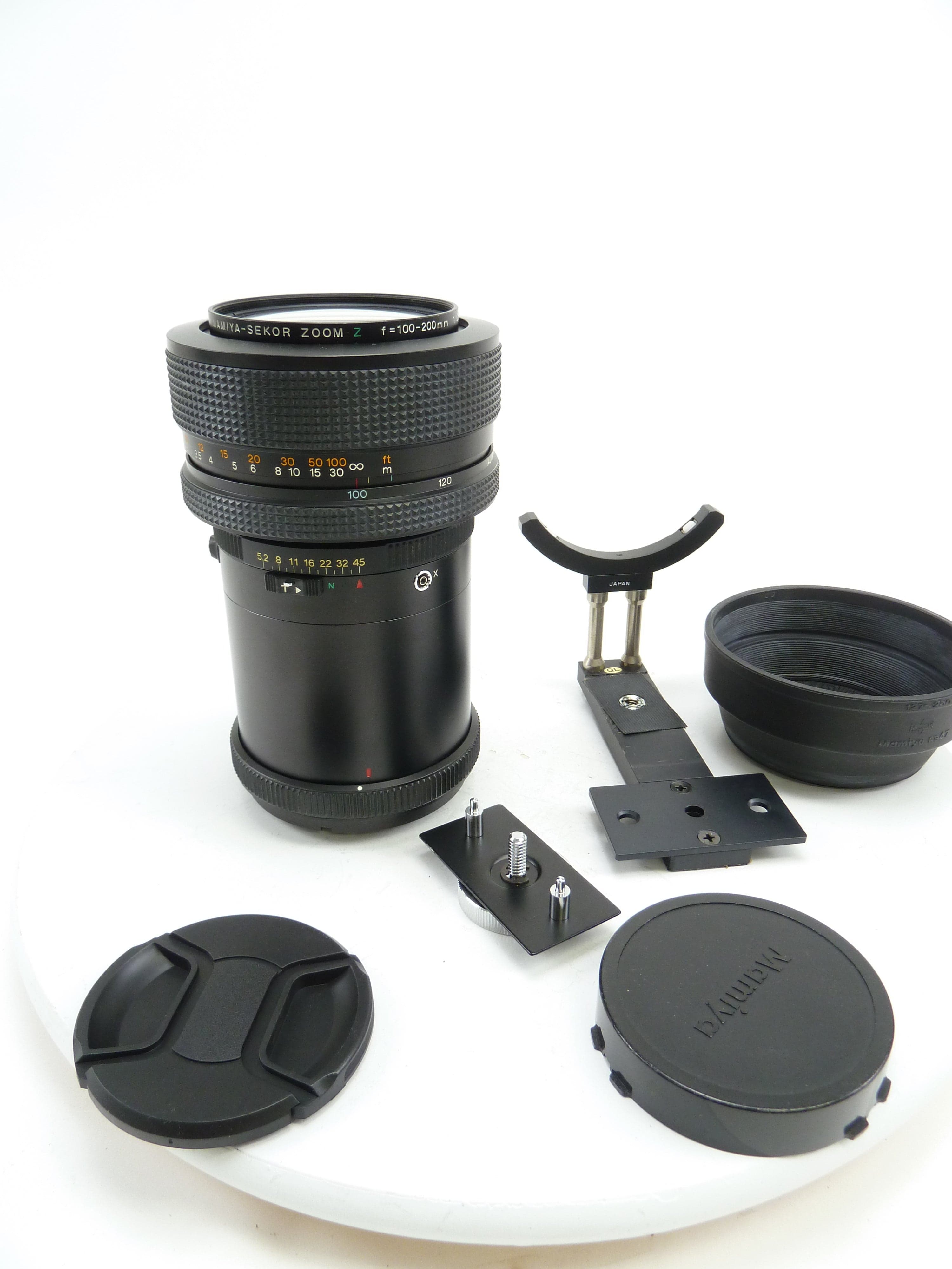 Mamiya RZ 100-200MM F5.2 Zoom Lens with Support Bracket