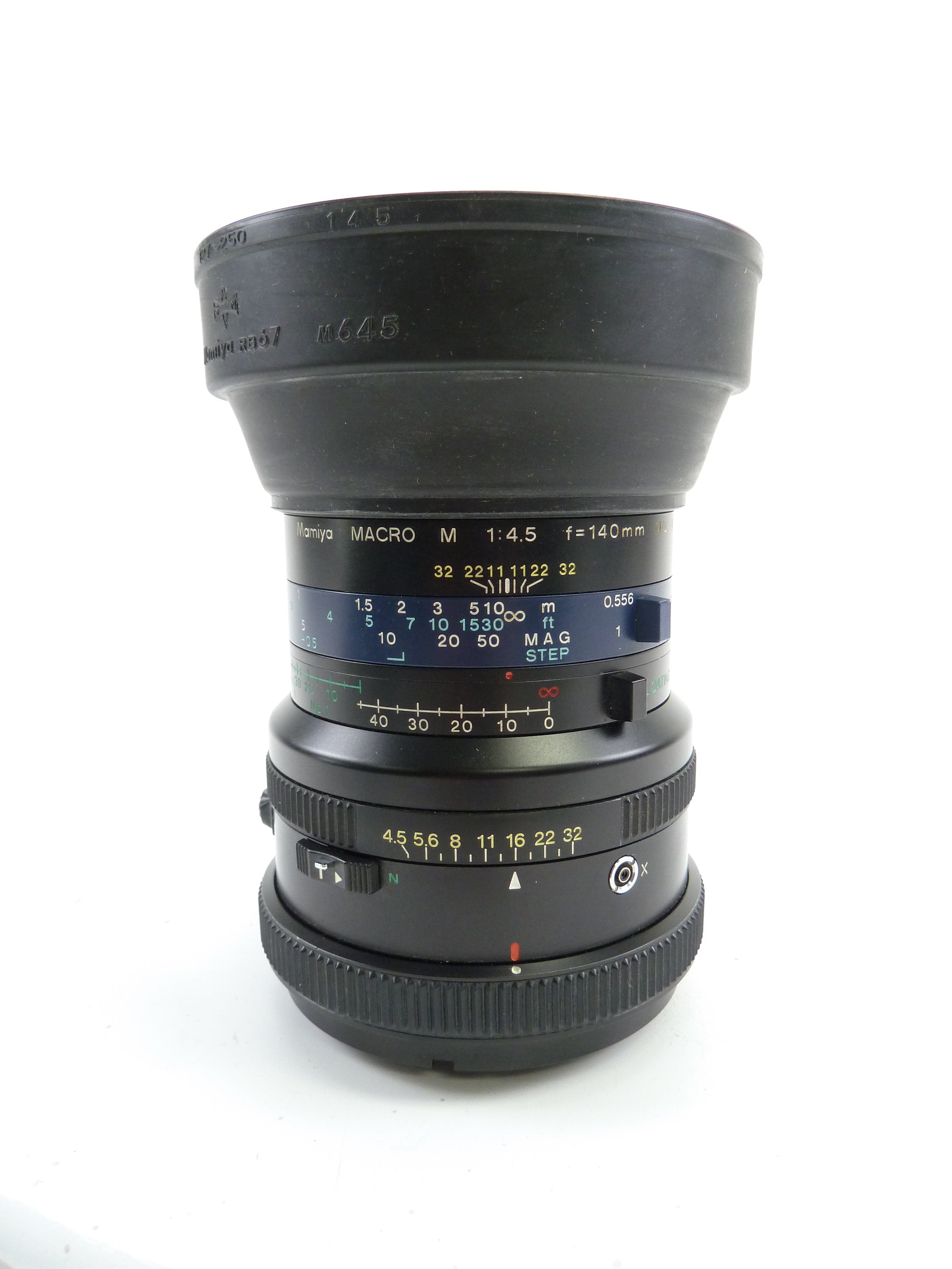 Mamiya RZ M 140MM F4.5 M/L-A Macro Lens with the Floating Element