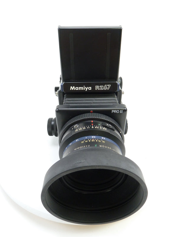 Mamiya RZ67 Pro II Outfit with 110MM F2.8 W Lens, Pro II 120 Mag, & WLF Medium Format Equipment - Medium Format Cameras - Medium Format 6x7 Cameras Mamiya 722240
