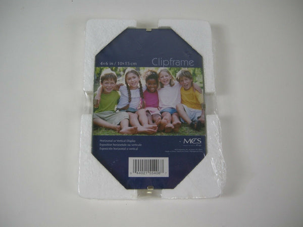 MCS Glass Clip Picture Frame for a 4 x 6" Photograph Frames MCS MCS55406