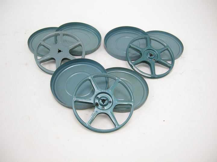 Metal 8mm Film reels 5in 200ft 3pack Movie Cameras and Accessories Adams 010190213