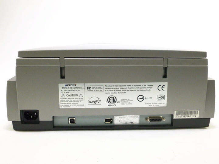 Microtek MRS-3200FU2 ScanMaker i900 Scanners Microtek W5968A00324
