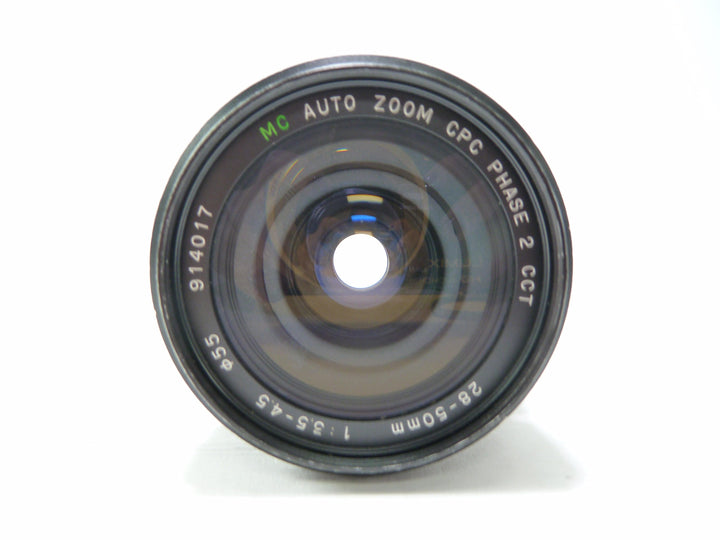 Minolta 28-50mm f/3.5-4.5 MD Mount Auto Zoom Lens Lenses - Small Format - Minolta MD and MC Mount Lenses Minolta 914017