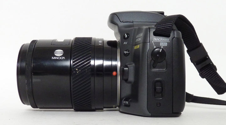 Minolta 550si QD Panorama with 28-85mm f3.5 Lens, Case and Flash Adapter 35mm Film Cameras - 35mm SLR Cameras Minolta 95715625