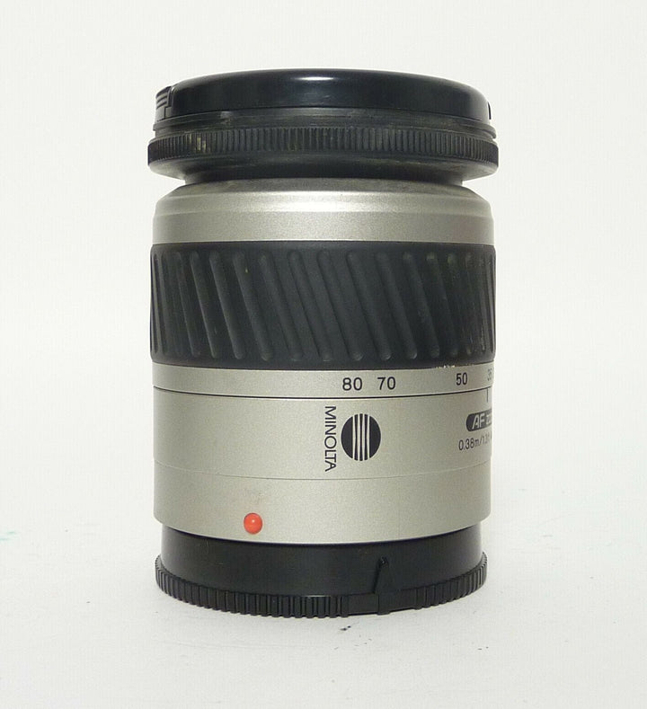 Minolta AF 28-80mm F3.5/5.6 Silver Lens with Hood Lenses - Small Format - Sony& - Minolta A Mount Lenses Minolta 61010542