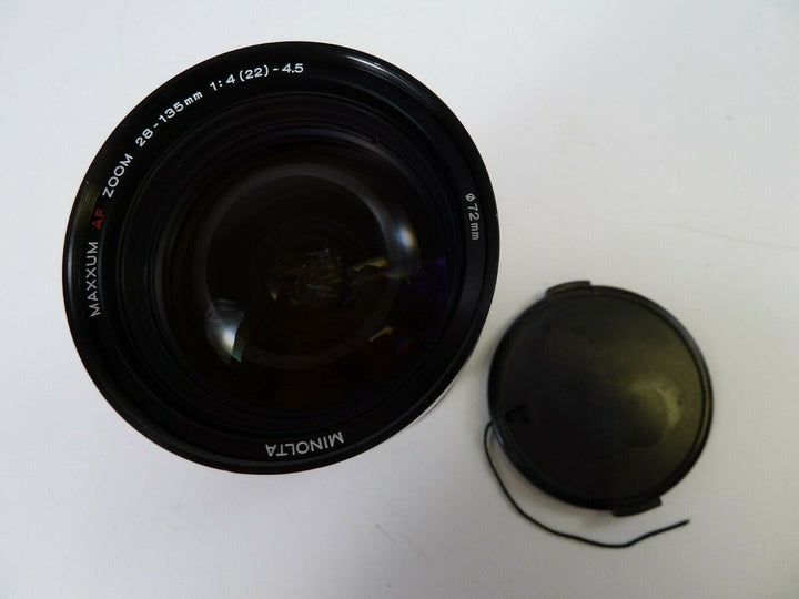 Minolta Maxxum 28-135mm F4-4.5 AF Sony A Mount  Macro Lens with lens caps in EC Lenses - Small Format - SonyMinolta A Mount Lenses Minolta GHA1032538