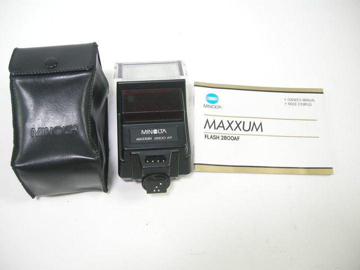 Minolta Maxxum 2800AF shoe mount flash Flash Units and Accessories - Shoe Mount Flash Units Minolta 0396102