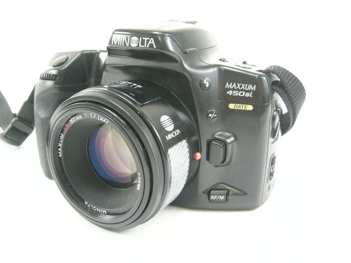 Minolta Maxxum 450si Date 35mm SLR w/50mm f1.7 35mm Film Cameras - 35mm SLR Cameras Minolta 96721246