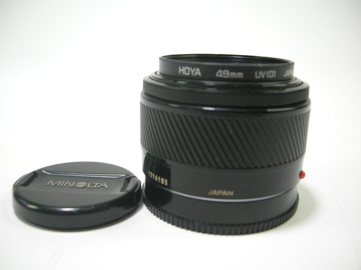 Minolta Maxxum 50mm F/1.7 AF Fast Prime Lens for Autofocus Minolta and Sony A (Alpha) Cameras with Caps - F Stop Cameras Minolta Maxxum 50mm F/1.7 AF Fast Prime Lens for Autofocus Minolta and Sony A (Alpha) Cameras with Caps - F Stop Cameras