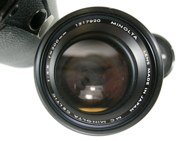 Minolta MC 200mm f/4.5 Celtic  Lens w/ retractable hood Lenses - Small Format - Minolta MD and MC Mount Lenses Minolta 1201920P