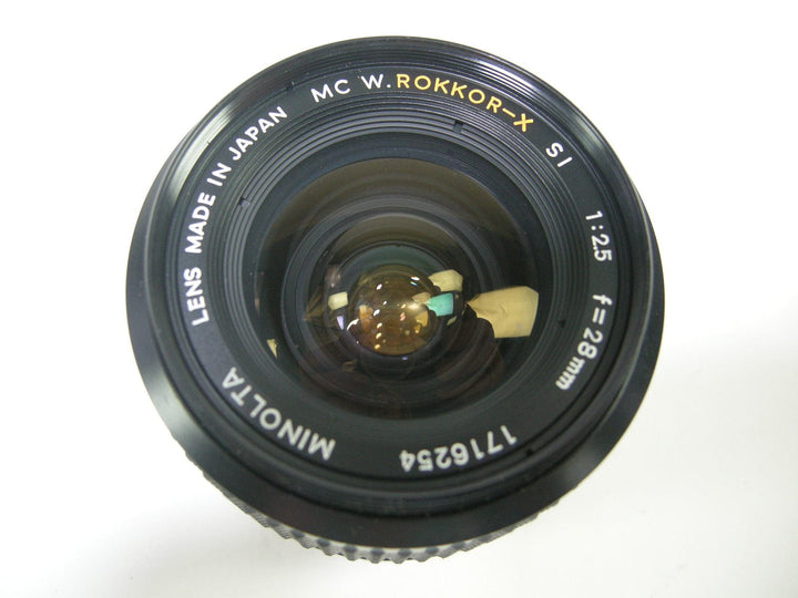 Minolta MC W. Rokkor-X SI 28mm f2.5 MD Lenses - Small Format - Minolta MD and MC Mount Lenses Minolta 1716254