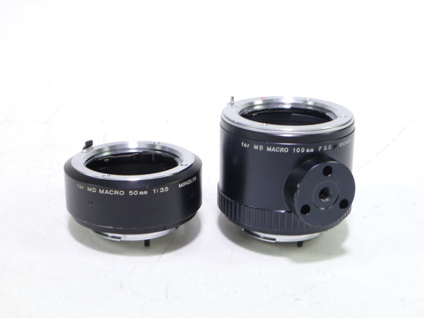 Minolta MD 50mm/100mm F3.5 Macro Tubes Lens Adapters and Extenders Minolta MD501000416