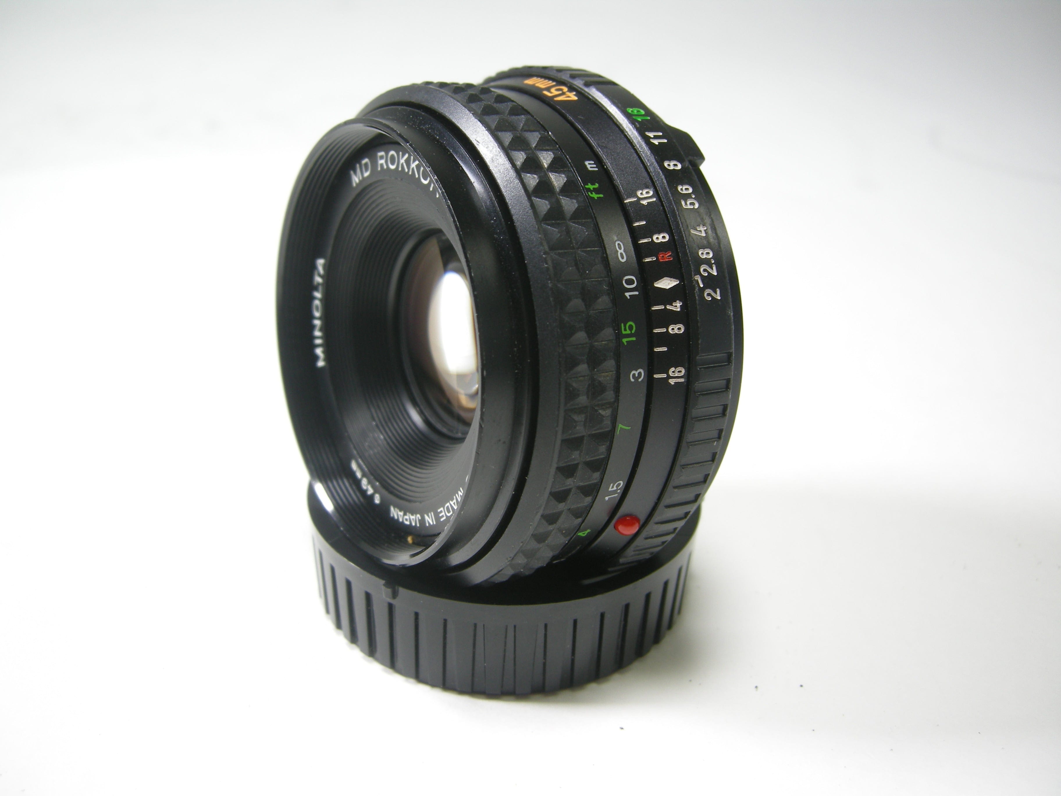 Minolta MD Rokkor-X 45mm f2 lens – Camera Exchange