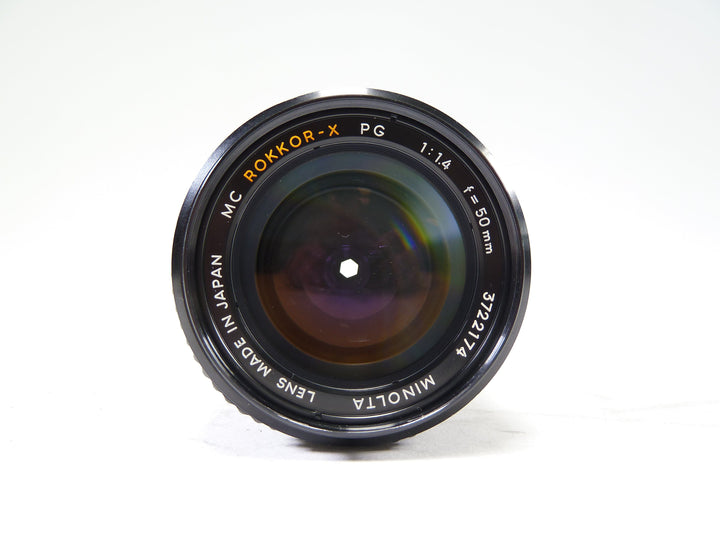 Minolta Rokkor-X 50mm f/1.4   MD Mount Lens Lenses - Small Format - Minolta MD and MC Mount Lenses Minolta 3722174