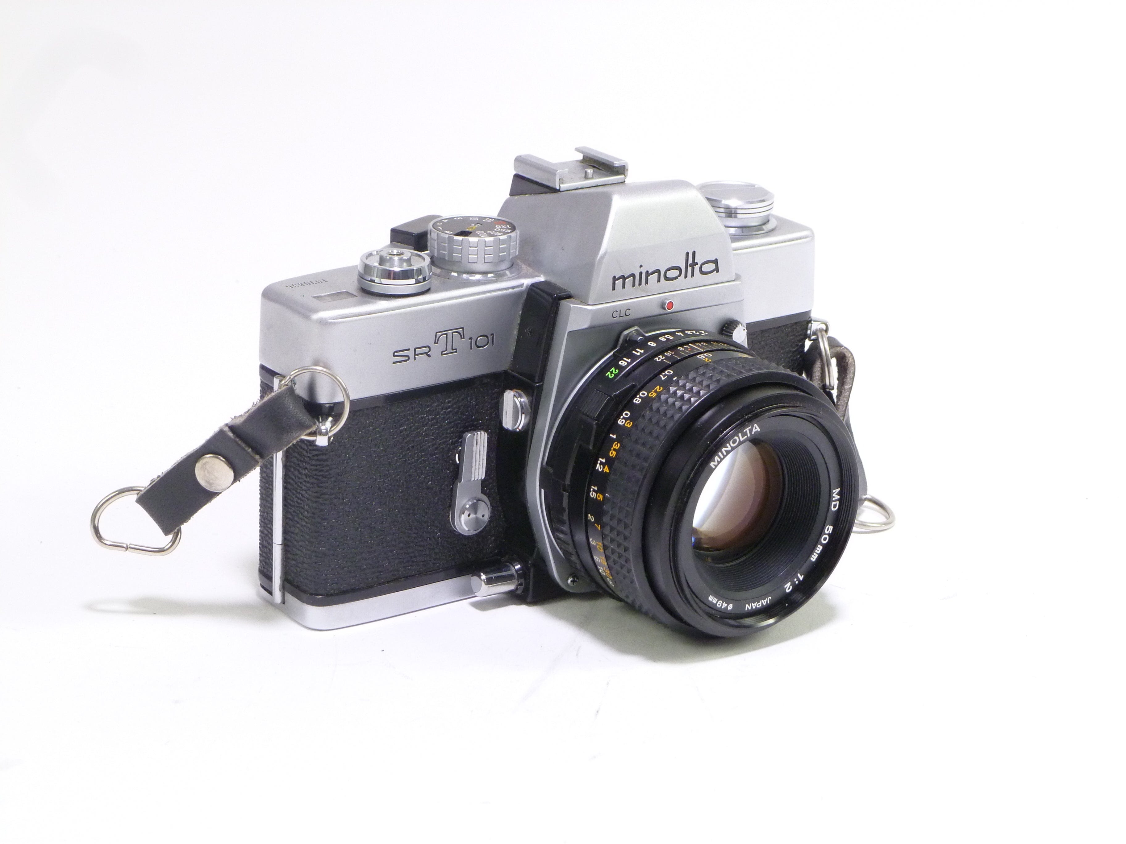 Minolta SRT 101 Manual Focus SLR 35mm Film Camera Body with a Minolta ...