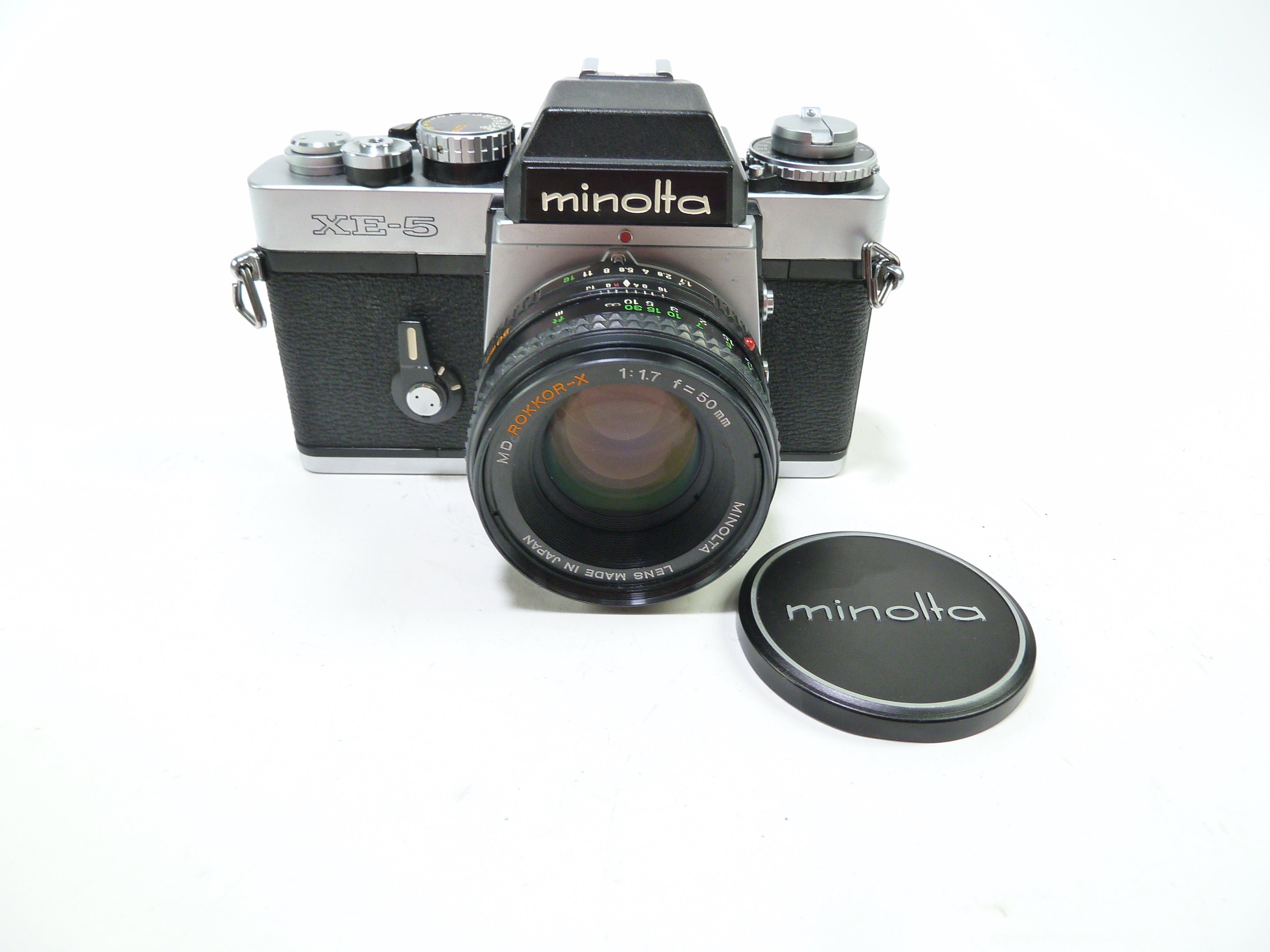 Minolta XE-5 35mm Film SLR Camera w/ 50mm f/1.7 Lens – Camera Exchange