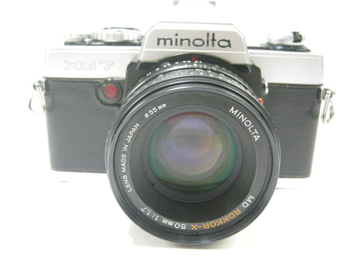 Minolta XG-7 35mm SLR Camera w/MD Rokkor-X 50mm f1.7 35mm Film Cameras - 35mm SLR Cameras Minolta 1276939
