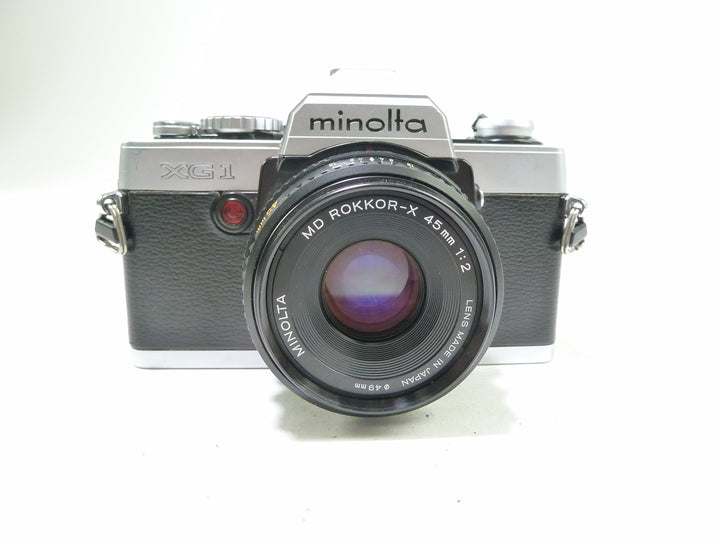 Minolta XG1 35mmSLR Film Camera w 45mm F2 Lens 35mm Film Cameras - 35mm SLR Cameras Minolta 7222673