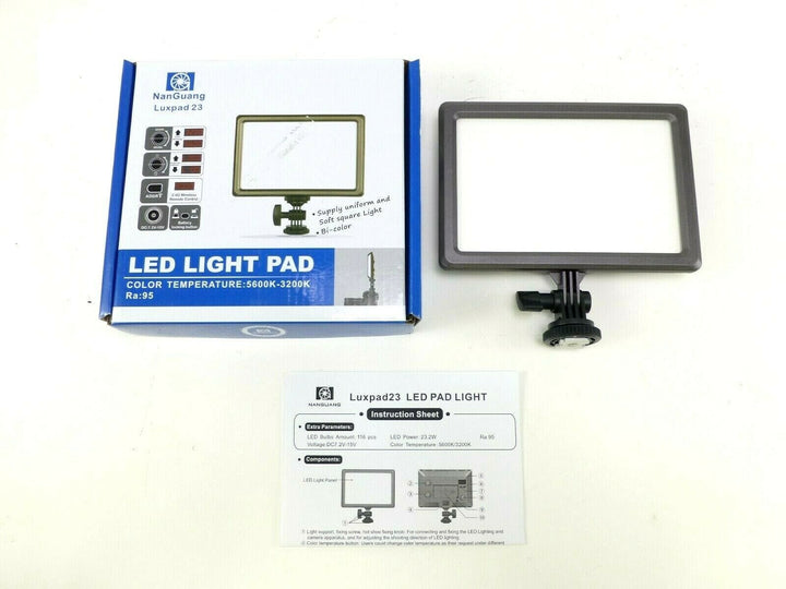 Nanguang/Nanlite CN-LUXPAD23 Soft Light in Box with Accessories - BRAND NEW! Studio Lighting and Equipment Nanguang NAN1004474
