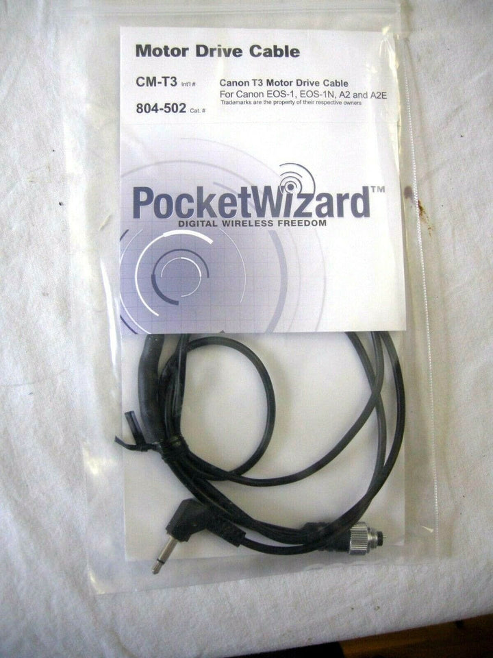 NEW Pocket Wizard Cable 804-502 CM-T3 Canon T3 Motor Drive Cable, 804502 PocketWizard PocketWizard PW804502