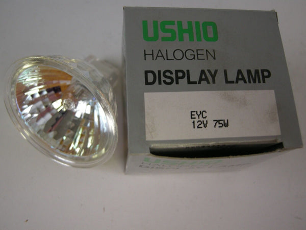 "NEW" Ushio or Halopika Halogen Display Lamp EYC 75W 12V NOS Lamps and Bulbs Various GE-EYC