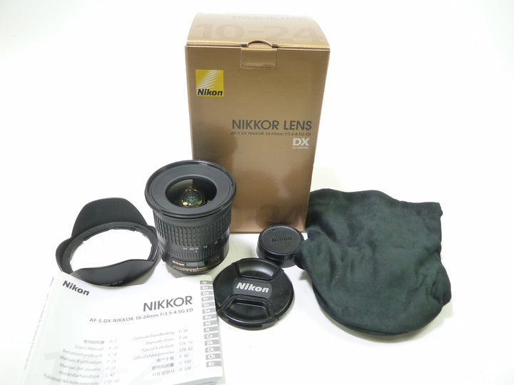 Nikon 10-24mm f/3.5-4.5 G ED AF-S DX Lens Lenses - Small Format - Nikon AF Mount Lenses - Nikon AF DX Lens Nikon 6005030