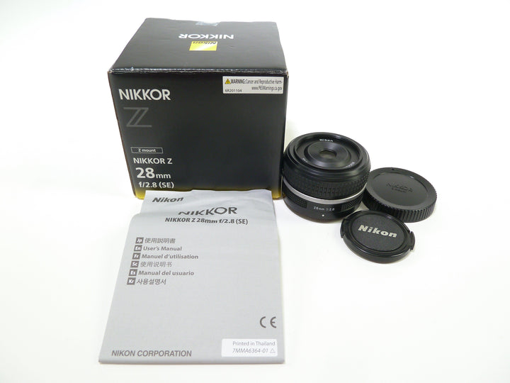 Nikon 28mm f/2.8 Nikkor Z SE Lens Lenses - Small Format - Nikon AF Mount Lenses - Nikon Z Mount Lenses Nikon 30018078