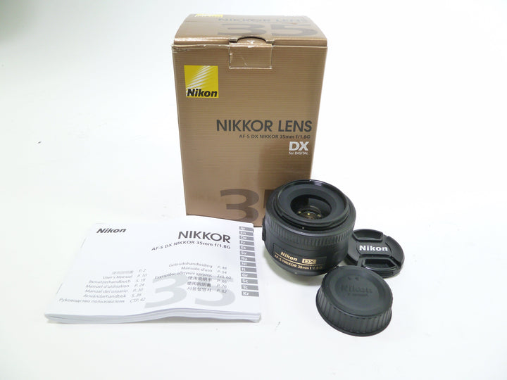 Nikon 35mm f/1.8G AF-S DX Lens Lenses - Small Format - Nikon AF Mount Lenses - Nikon AF DX Lens Nikon US6499802
