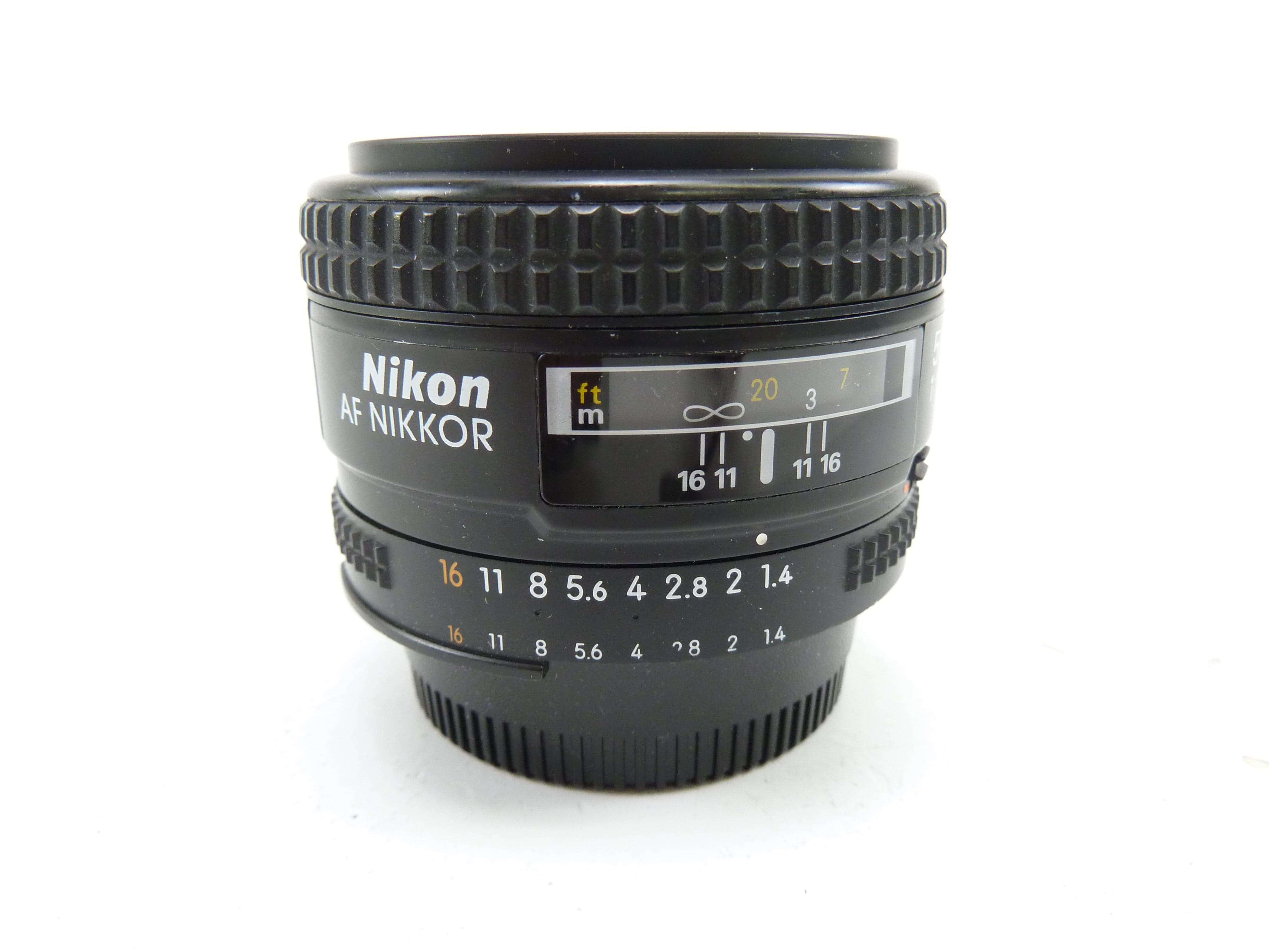 Nikon AF 50mm F/1.4 D Lens in original box – Camera Exchange