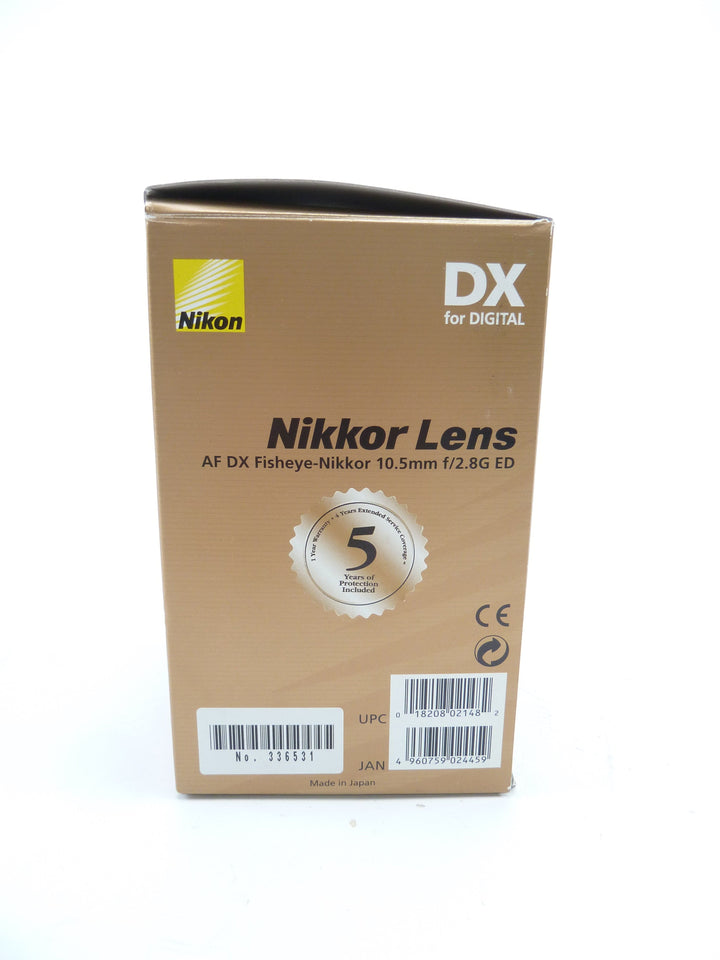 Nikon AF DX Fisheye 10.5 F2.8 G ED Lens Lenses - Small Format - Nikon AF Mount Lenses - Nikon AF DX Lens Nikon 2182327
