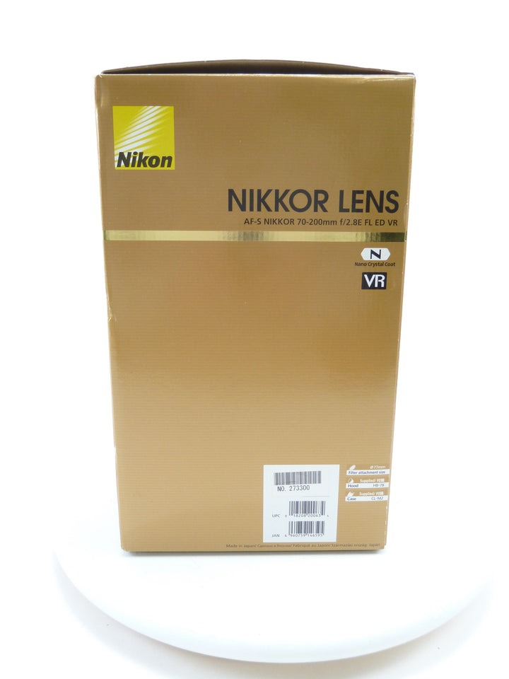 Nikon AF-S 70-200MM F2.8 E FL ED VR Telephoto Zoom Lens, US Model Lenses - Small Format - Nikon AF Mount Lenses - Nikon AF Full Frame Lenses Nikon 2182323