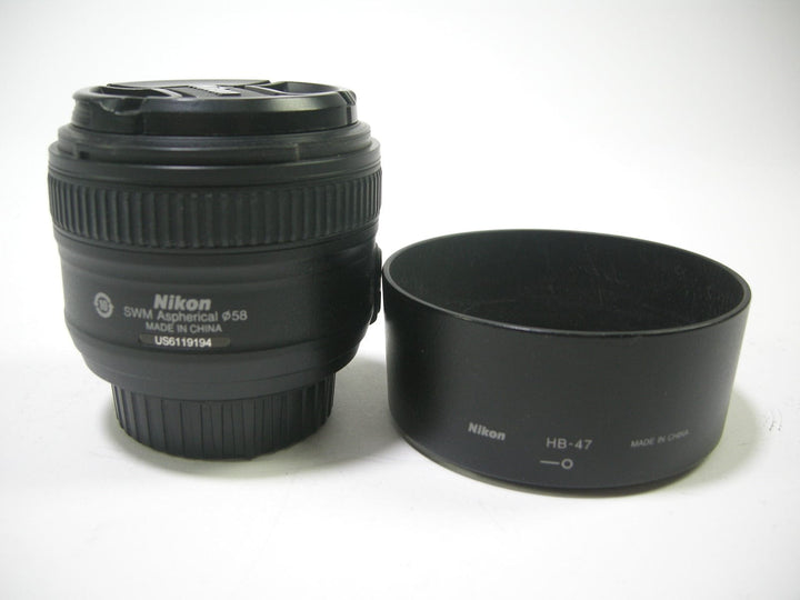 Nikon AF-S Nikkor 50mm f1.8G Lenses - Small Format - Nikon AF Mount Lenses Nikon US6119194