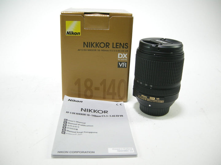 Nikon AF-S Nikkor DX VR 18-140mm f3.5-5.6G ED IF Lenses - Small Format - Nikon AF Mount Lenses - Nikon AF DX Lens Nikon 70317371