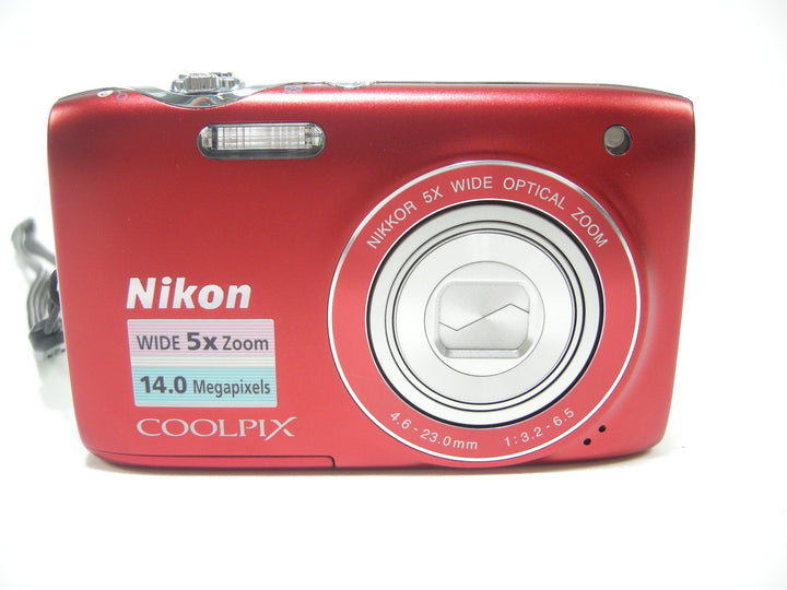 Nikon Coolpix S3100 14.0mp digital camera (Red) Digital Cameras - Digital Point and Shoot Cameras Nikon 32003421