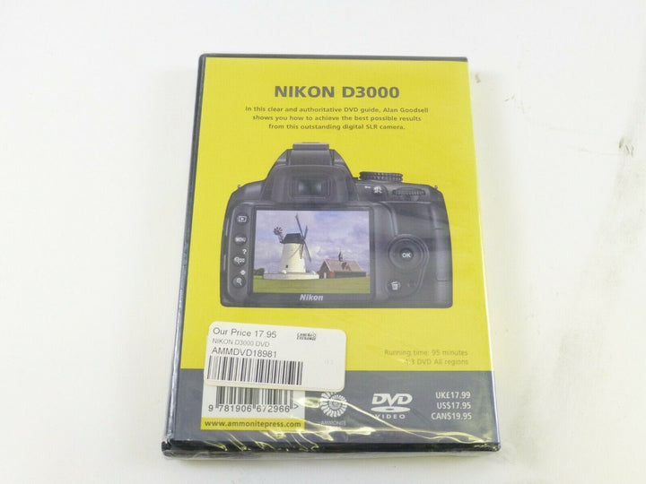 Nikon D3000 DVD Expanded Guide with Alan Goodsell - Brand New! Books and DVD's Nikon AMMDVD18981