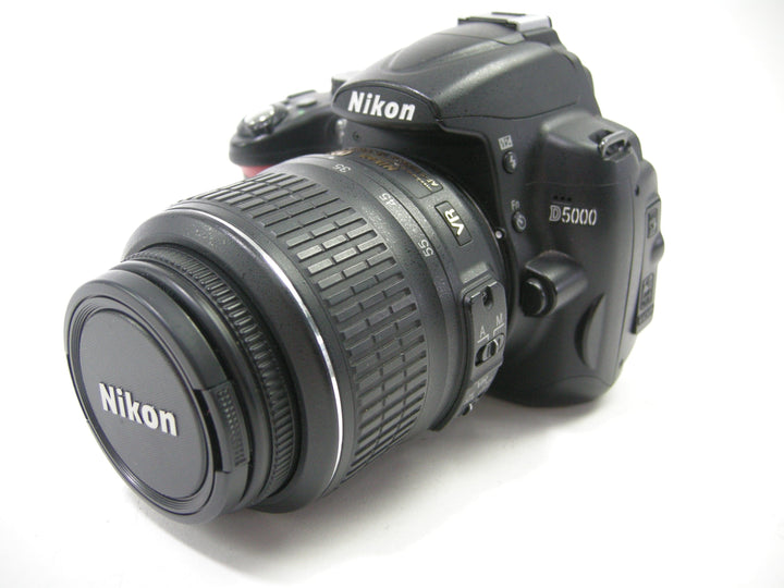 Nikon D5000 12.3mp Digital Camera w/AF-S 18-55mm f3.5-5.6 G VR DX Digital Cameras - Digital SLR Cameras Nikon 34397196