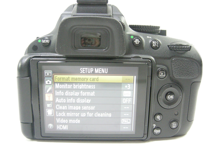 Nikon D5100  16.2mp Digital SLR Body only Shutter #8585 Digital Cameras - Digital SLR Cameras Nikon 7068281