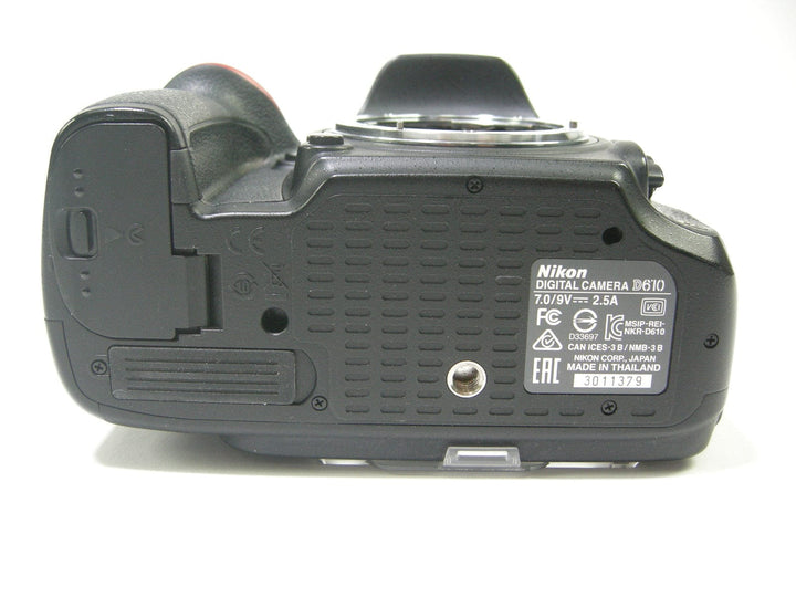 Nikon D610 Nikon 24 Megapixel Camera Nikon D610 Digital DSLR Body