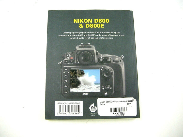 Nikon D800/D800E Expanded Guide Books and DVD's Ammonite AMM20761