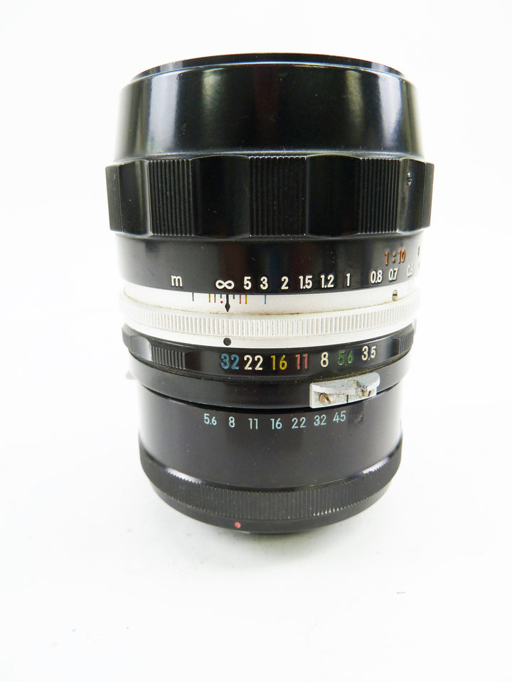 Nikon F 55MM F3.5 Micro Nikkor Non AI with M Adapter Lenses - Small Format - Nikon F Mount Lenses Manual Focus Nikon 10132251