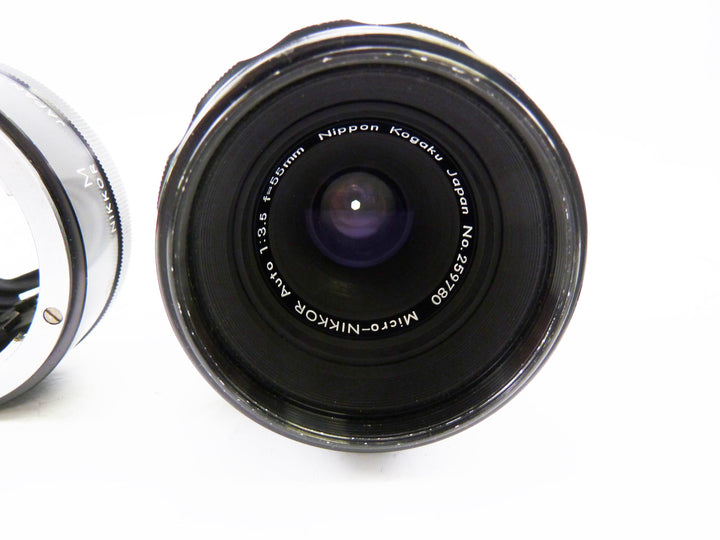Nikon F 55MM F3.5 Micro Nikkor Non AI with M Adapter Lenses - Small Format - Nikon F Mount Lenses Manual Focus Nikon 10132251