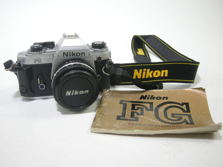 Nikon FG 35mm SLR camera w/50mm f1.8 Series E lens 35mm Film Cameras - 35mm SLR Cameras - 35mm SLR Student Cameras Nikon 9011879