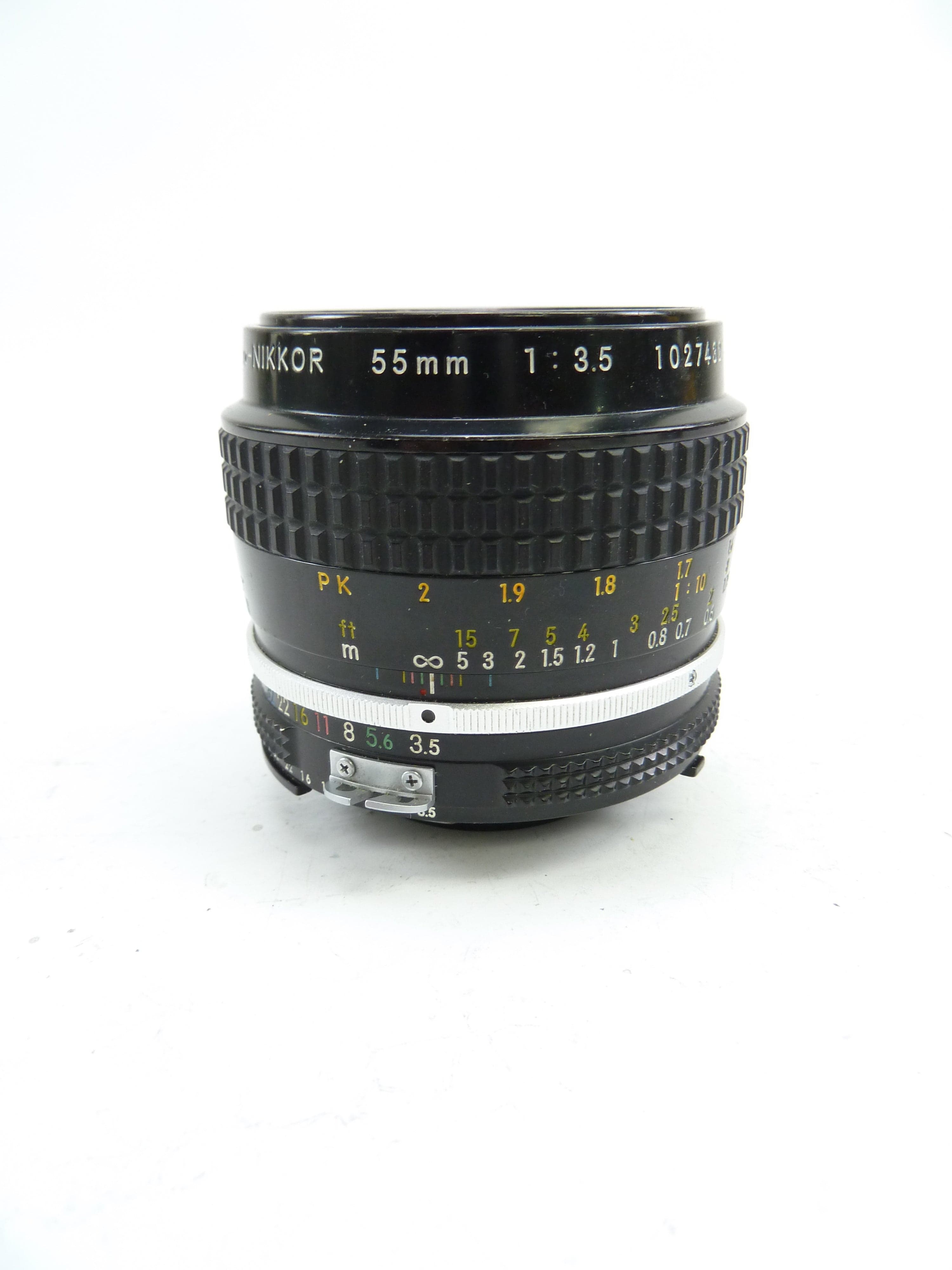 Nikon Ai-s Micro Nikkor 55mm F2.8, Obiettivo Macro Manuale, Attacco F, Condizioni MINT Dal Giappone - Foto 4