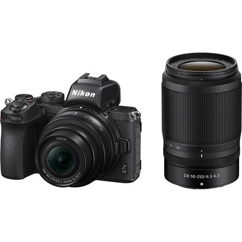 Nikon Z 50 with Z 16-50mm VR and Z 50-250mm VR Digital Cameras - Digital Mirrorless Cameras Nikon NIK1632