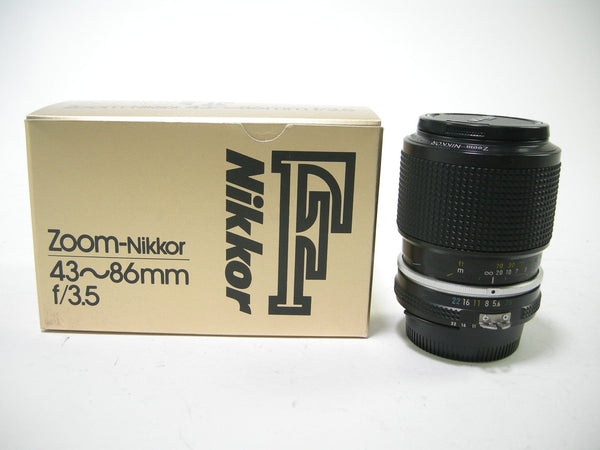 Nikon Zoom Nikkor 43-86mm f3.5 Ai lens Lenses - Small Format - Nikon F Mount Lenses Manual Focus Nikon 1009964